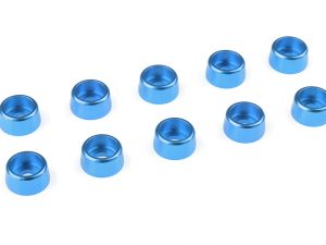 Aluminium Washer - for M3 Socket Head Screws - OD=8mm - Blue - 10 pcs
